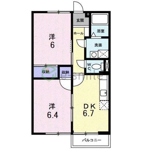 【間取り】 | プリオール実丸Ｂ