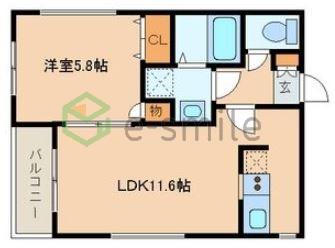 【間取り】 | パラディーゾ空港前