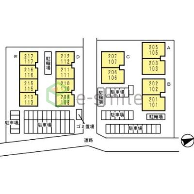 【区画図】 | リビングタウン江戸屋敷 D棟