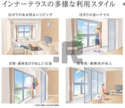 【バルコニー】 | シェルル・スターテラス和合（仮） | インナーテラス（イメージ）