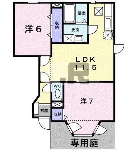 【間取り】 | エスポワールＢ