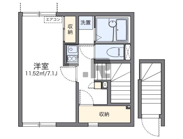 【間取り】 | レオネクスト山下 | 代表的な間取のため実際の間取とは異なる場合があります