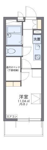 【間取り】 | レオパレスあめや　Ｓ＆Ｔ | 代表的な間取のため実際の間取とは異なる場合があります