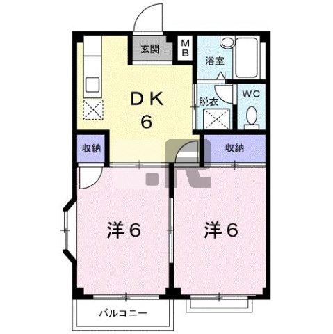 【間取り】 | メゾンドパストラルＢ