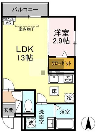 【間取り】 | Ｄ-Ｈｉｌｌｓ野口