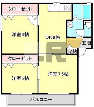 【間取り】 | ディアージュD
