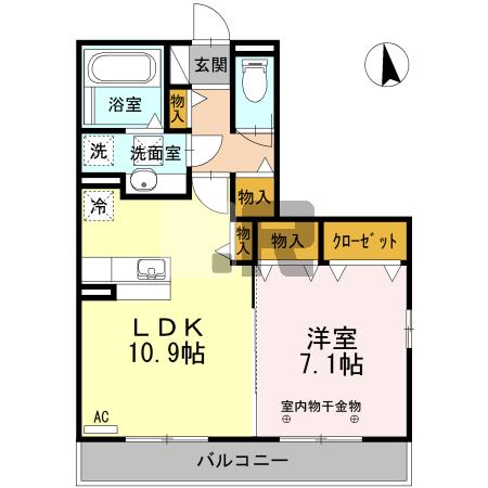 【間取り】 | レイクヒルズＭ